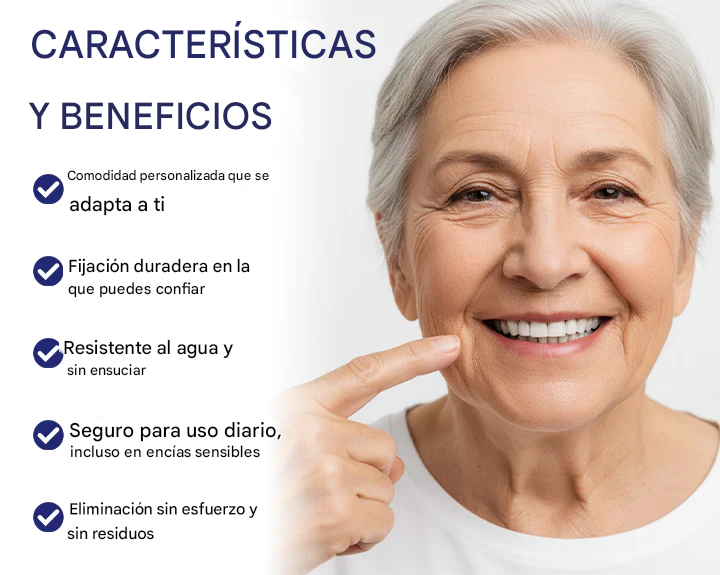 Adhesivo para dentaduras Timilk® Comfort Seal Pro 🦷💜 Certificado por la FDA