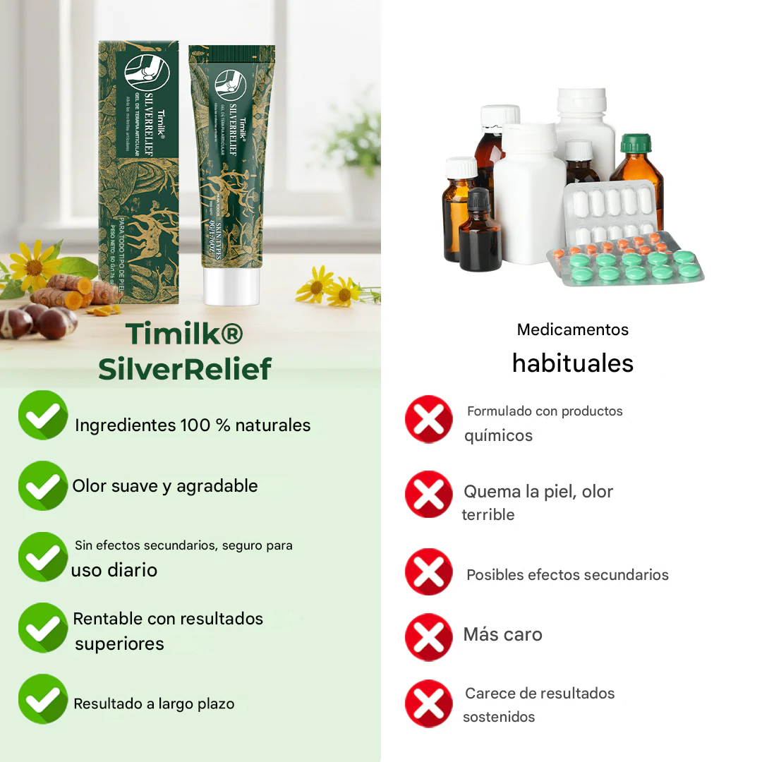 Gel terapéutico para articulaciones SilverRelief