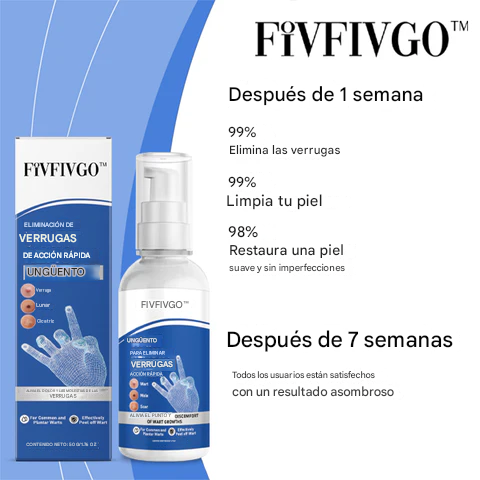 Ungüento Fivfivgo™ de acción rápida para la eliminación de verrugas
