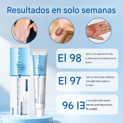 Crema reparadora para pieles frágiles Timilk® 🛡️🌿 Multireparación para hematomas, sequedad y manchas