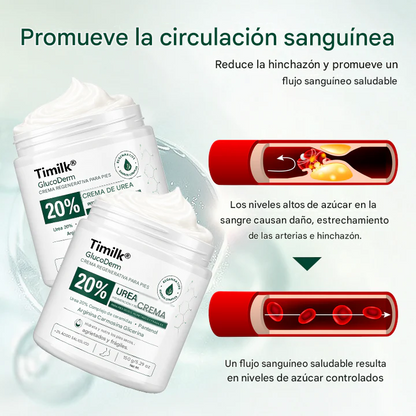 Crema regeneradora para pies GlucoDerm