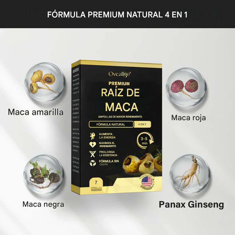 Ampollas de rendimiento HARDER con raíz de maca
