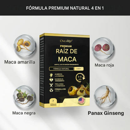 Ampollas de rendimiento HARDER con raíz de maca