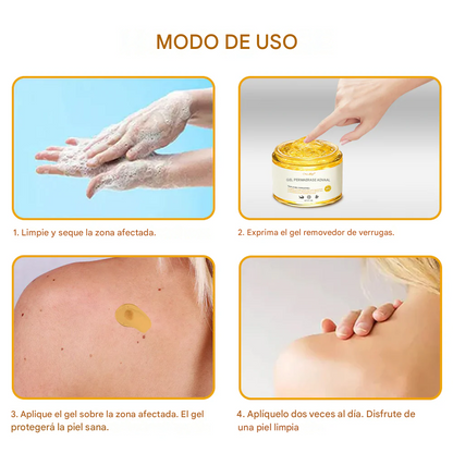 Gel Oveallgo® DermaErase Advanced para la eliminación de lunares y manchas