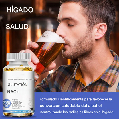 Suplemento de NAC + glutatión