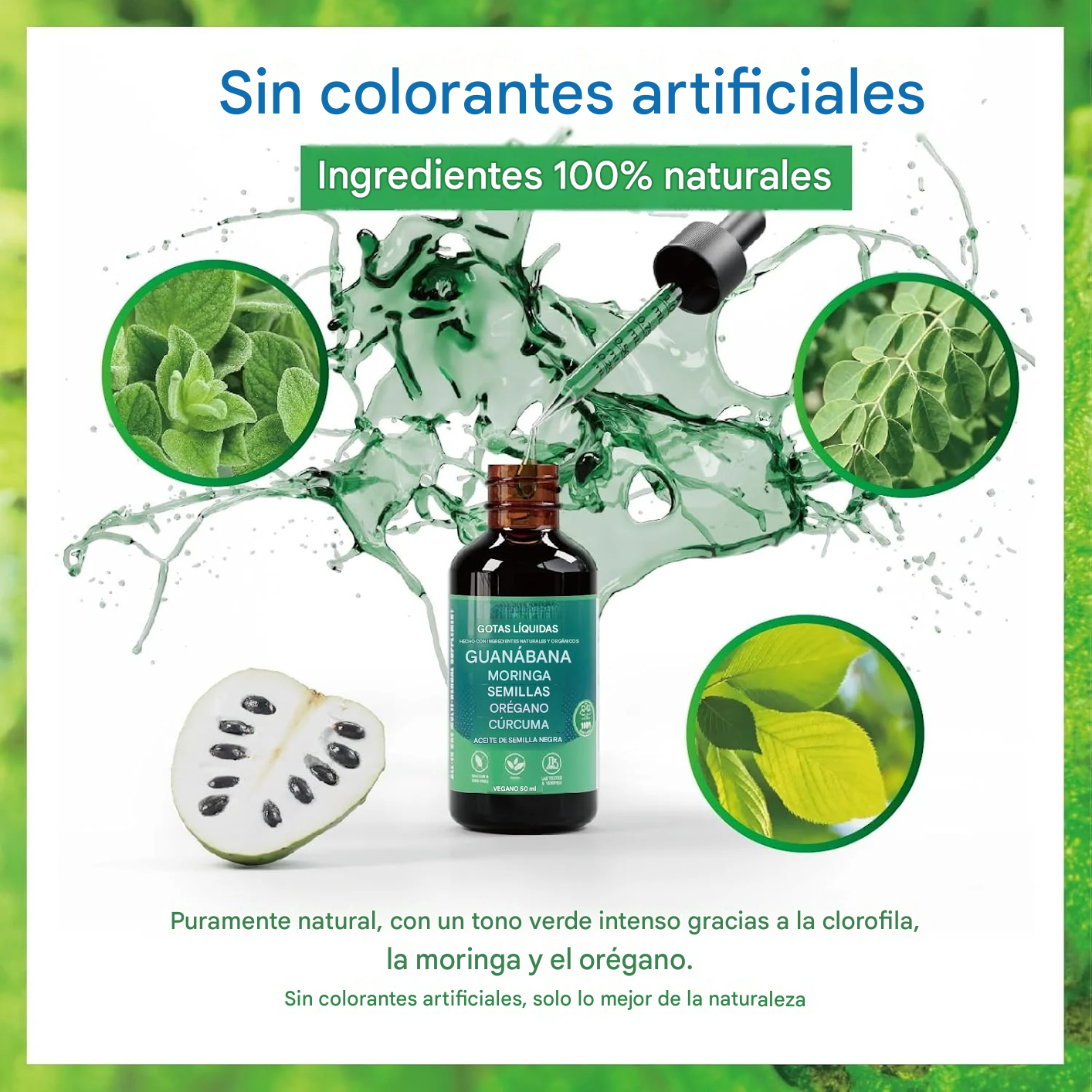 🏆#1 Más vendido⏰Mezcla natural de bienestar de guanábana pura