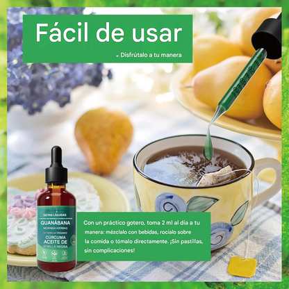 🏆#1 Más vendido⏰Mezcla natural de bienestar de guanábana pura