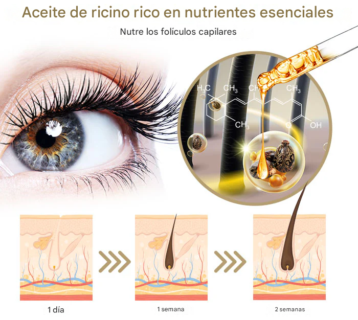 BBOJI™ Lash Luxe Suero Vegano para el Crecimiento de Pestañas con Aceite de Ricino