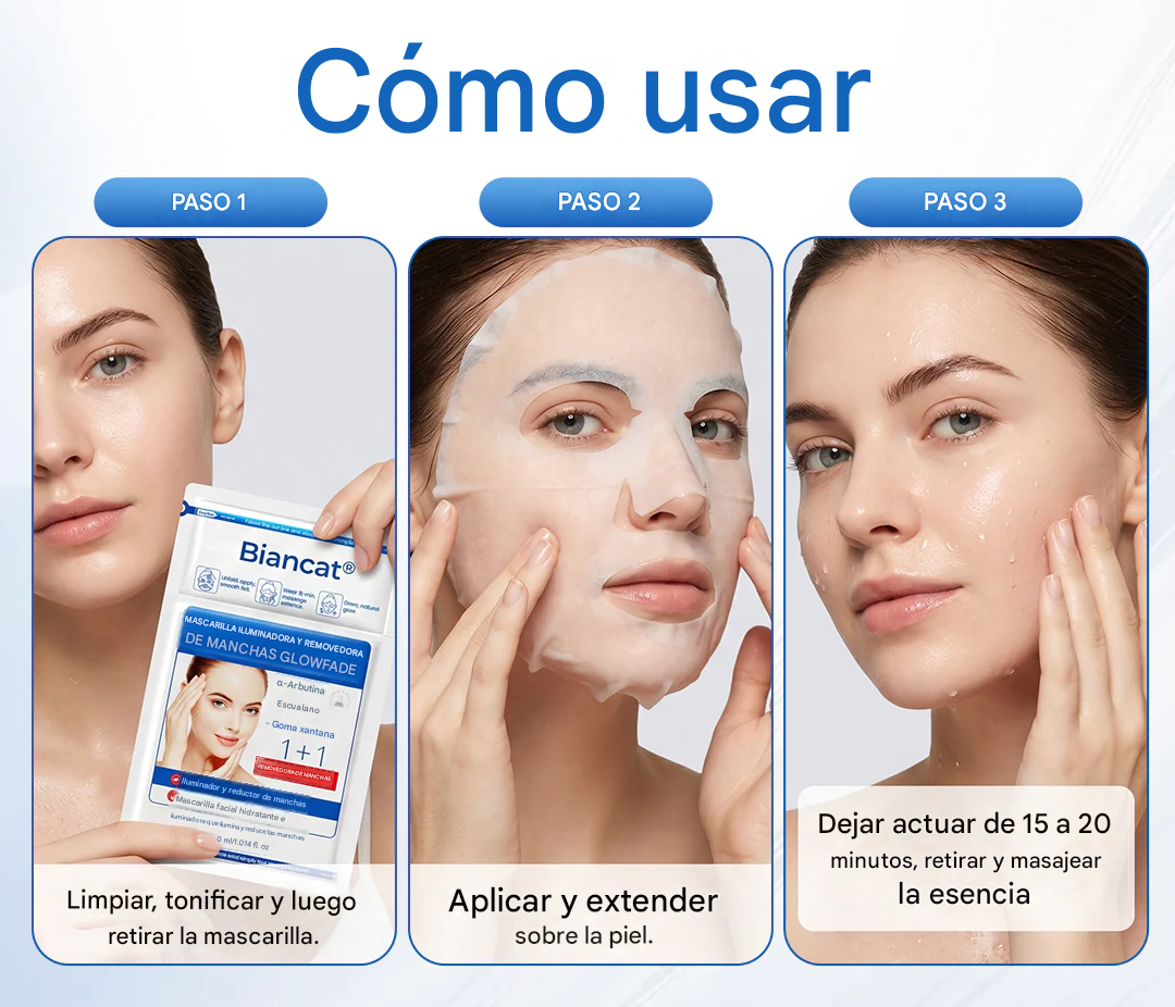 Mascarilla iluminadora y despigmentante GlowFade