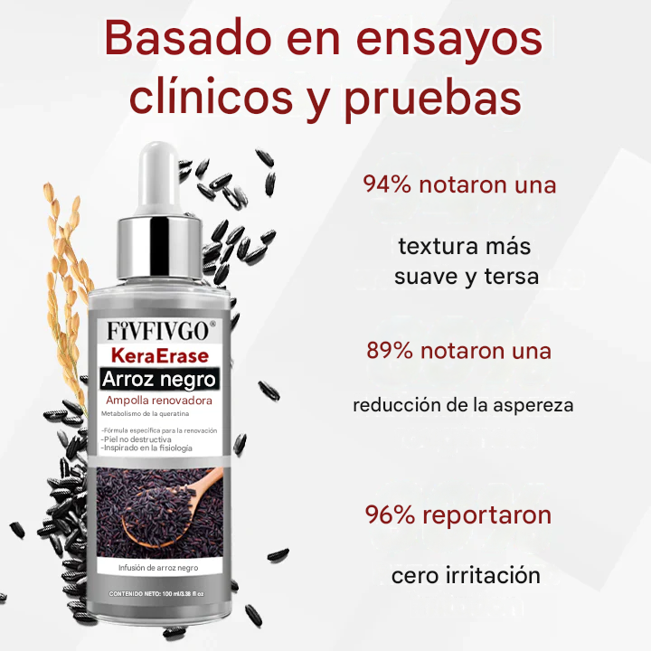 Ampolla renovadora de arroz negro KeraErase