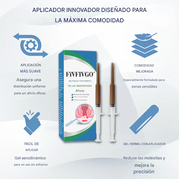 Gel para el tratamiento de las hemorroides