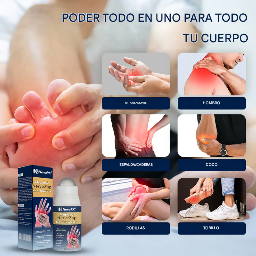 Roll-on de terapia con magnesio NerveZap