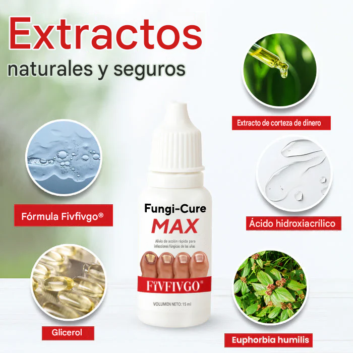 Fungi-Cure Max – Alivio de acción rápida para infecciones fúngicas de las uñas