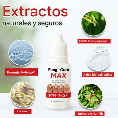 Fungi-Cure Max – Alivio de acción rápida para infecciones fúngicas de las uñas