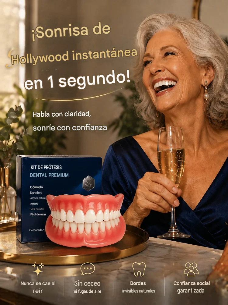 Prótesis dentales completas certificadas por la ADA