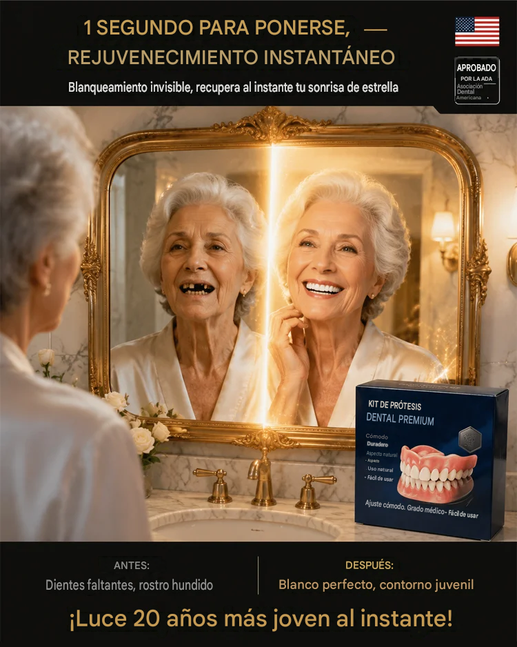 Prótesis dentales completas certificadas por la ADA