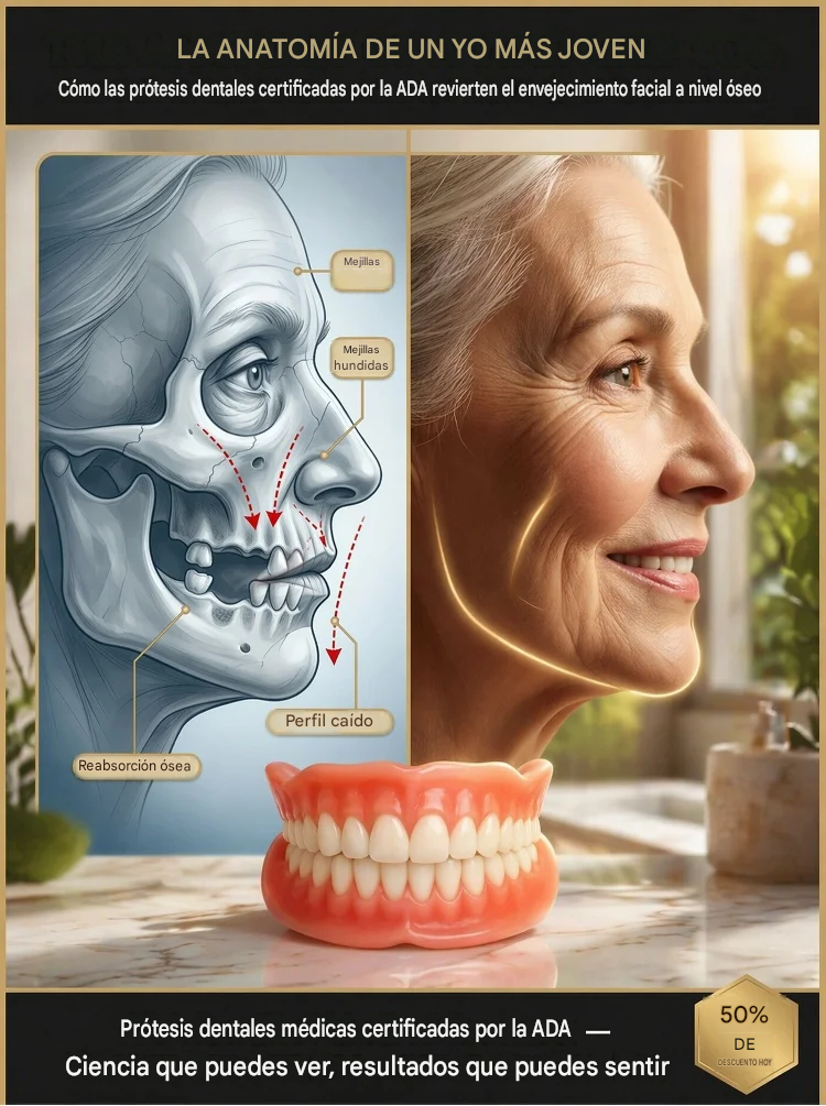 Prótesis dentales completas certificadas por la ADA