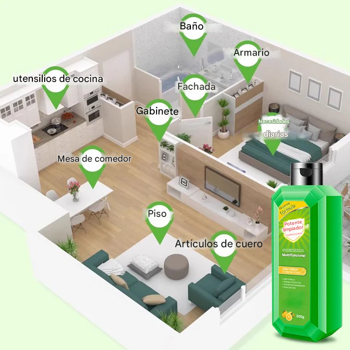 Potente limpiador multifuncional
