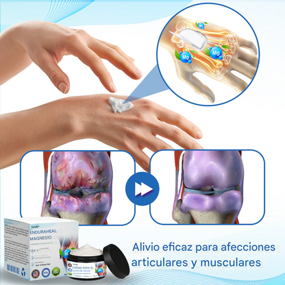 Crema analgésica con magnesio Timilk® EnduraHeal (trata la artritis, la neuropatía, el reumatismo, las lesiones deportivas y más)