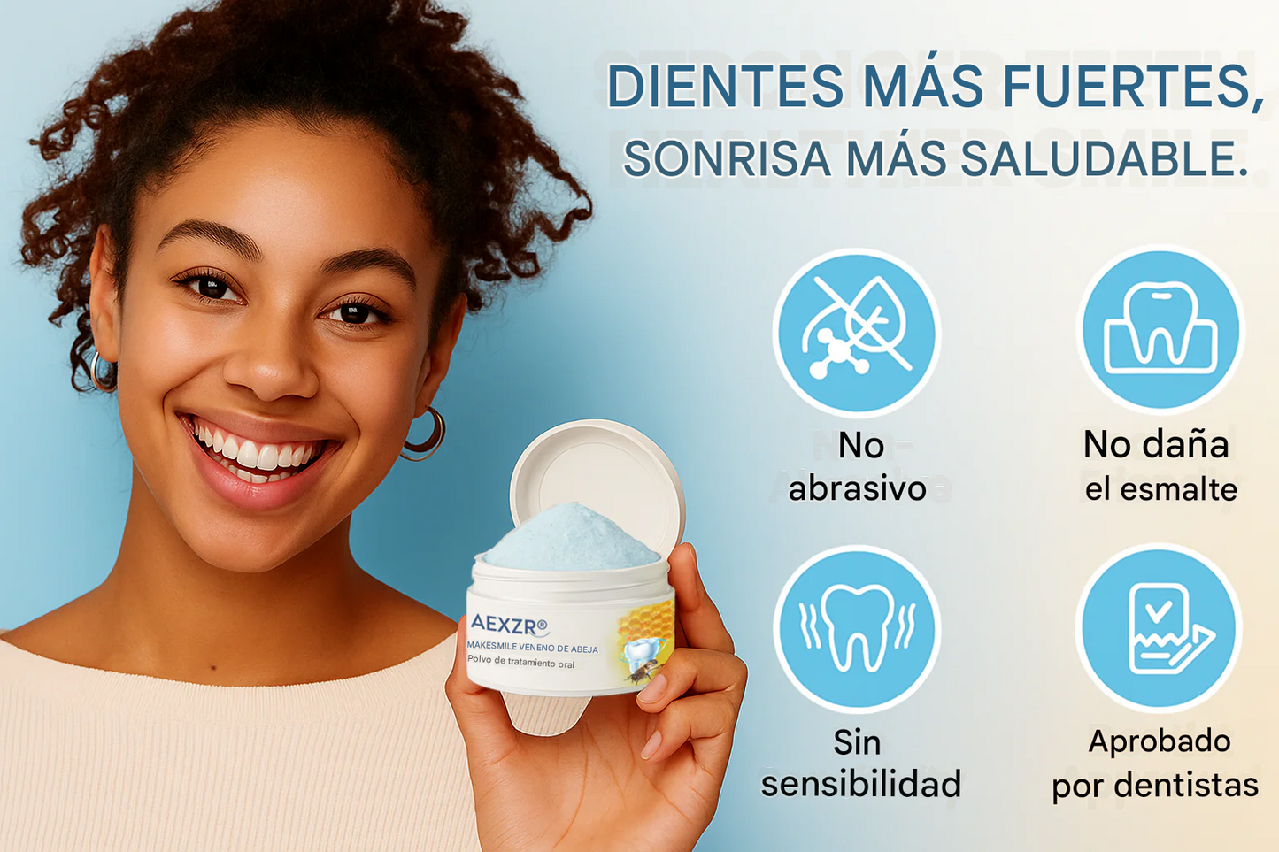 Polvo de tratamiento oral contra el veneno de abeja AEXZR® Makesmile