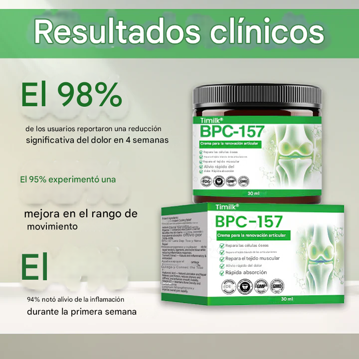 Crema para la regeneración articular Timilk® BPC-157
