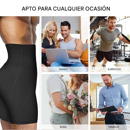 Fajas moldeadoras de cintura alta para hombre