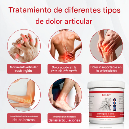 Crema para el alivio de las articulaciones Timilk® HorseEase