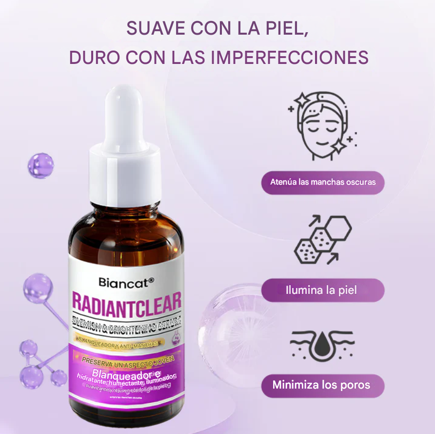 ¡PAGA 1 LLEVA 2! RadiantClear - Suero iluminador antiimperfecciones