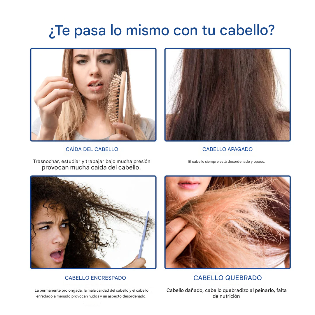 Crema alisadora de queratina para el cabello
