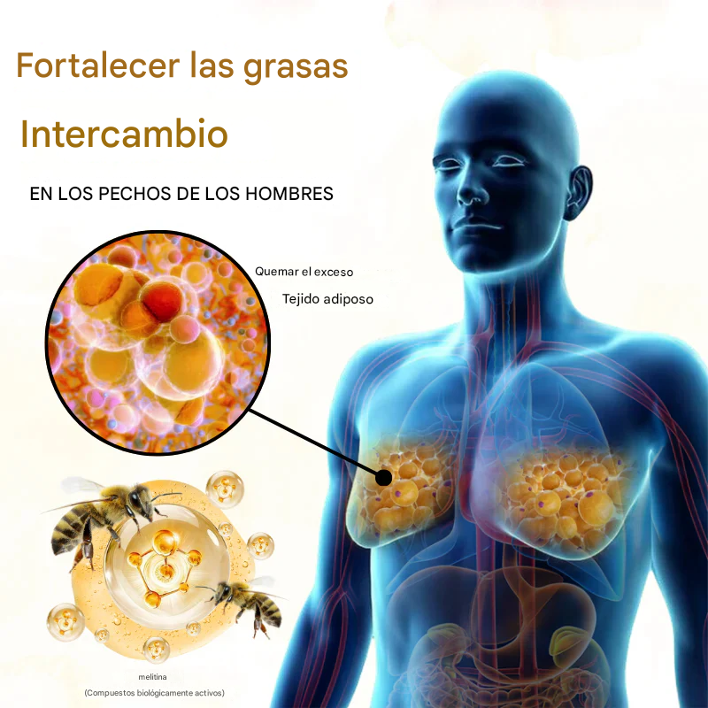 Aceite de veneno de abeja Biancat™ ThermoFirm para la ginecomastia