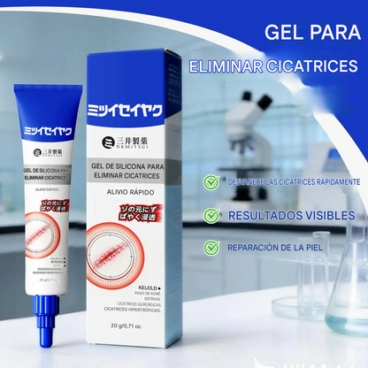 🔥 Gel avanzado de silicona para suavizar cicatrices y arrugas.