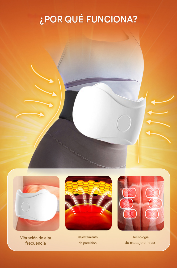 Masajeador abdominal inalámbrico eléctrico para quemar grasa y mejorar la digestión
