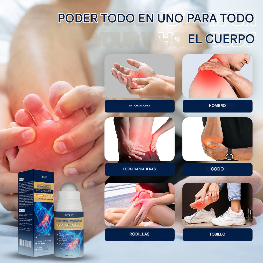 Roll-on terapéutico de magnesio Timilk® NerveZap