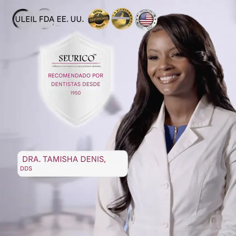 Adhesivo termoplástico para prótesis dentales