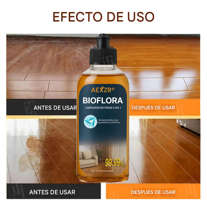 AEXZR® BioFlora Limpiador de pisos 5 en 1 |👶 Seguro para bebés y mascotas🐾