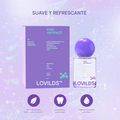 LOVILDS™ Espray bucal probiótico | Aliento fresco y salud bucal eficaz
