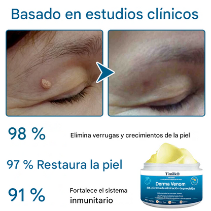 Crema de eliminación de precisión Timilk® DermaVenom RX+