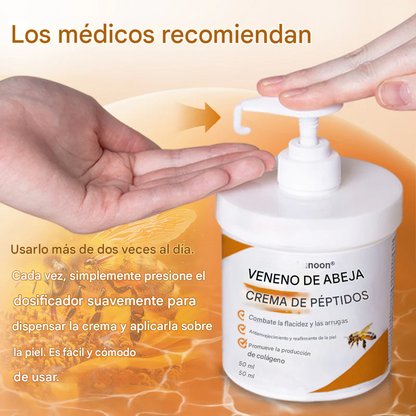 Crema de péptidos de veneno de abeja:Piel firme, visiblemente tersa y sin edad