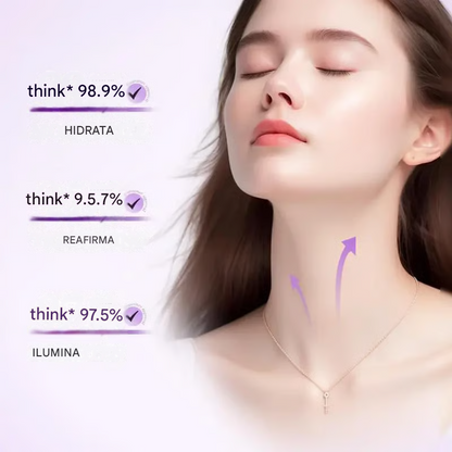 ✨ Crema reafirmante instantánea para el cuello — 🧴 Enriquecida con retinol y ácido hialurónico | Reafirma el cuello, reduce las arrugas y la papada