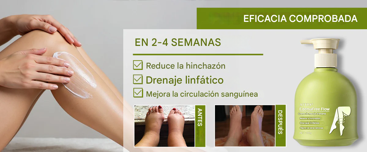 Crema de masaje para drenaje ATTDX® EdemaFree Flow