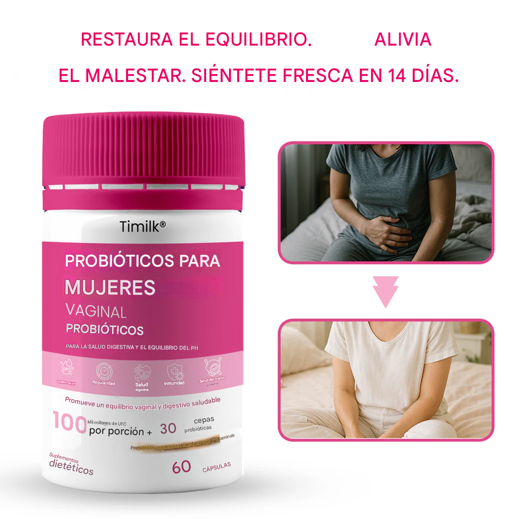 Probióticos vaginales Timilk® para mujeres