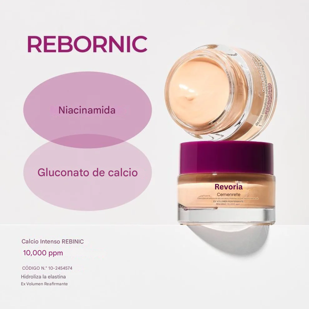 Crema para ojos con calcio Revoria Cemenrete para manchas oscuras
