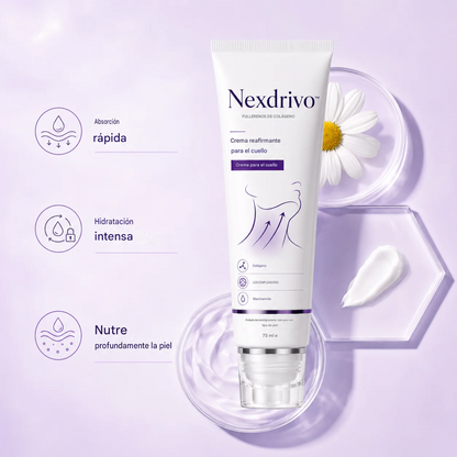 ✨ Crema reafirmante instantánea para el cuello — 🧴 Enriquecida con retinol y ácido hialurónico | Reafirma el cuello, reduce las arrugas y la papada