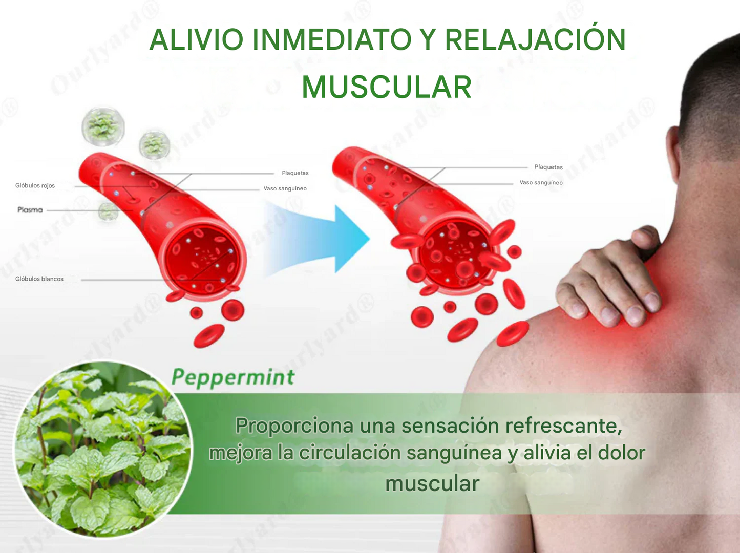 Crema para aliviar el dolor de masajes NovaRX® Advanced con magnesio y aceite de emú