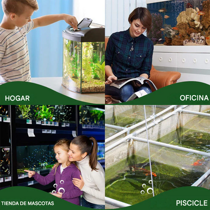 Tableta purificadora de agua para acuarios de gran potencia