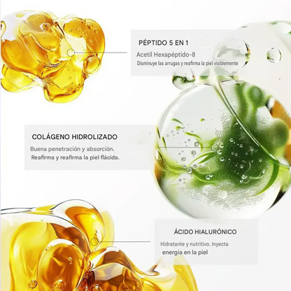 ✨ Crema reafirmante instantánea para el cuello — 🧴 Enriquecida con retinol y ácido hialurónico | Reafirma el cuello, reduce las arrugas y la papada