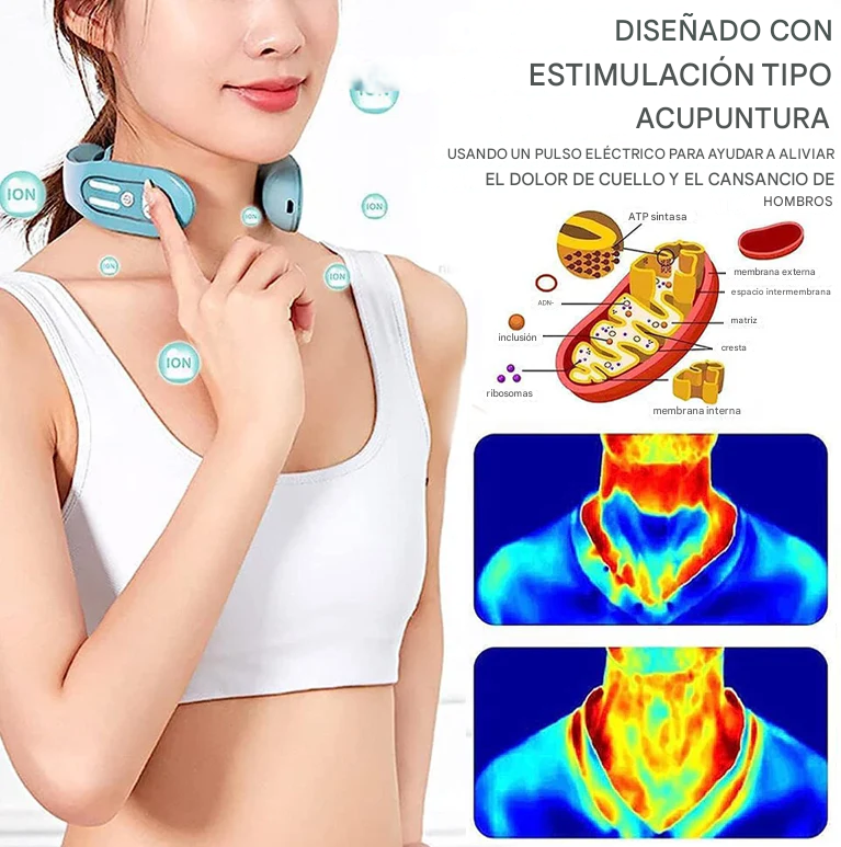 CircuWave™ EMS Dispositivo de masaje linfático para puntos de acupuntura cervicales