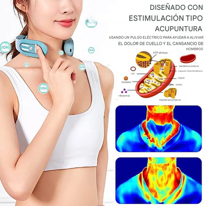 CircuWave™ EMS Dispositivo de masaje linfático para puntos de acupuntura cervicales