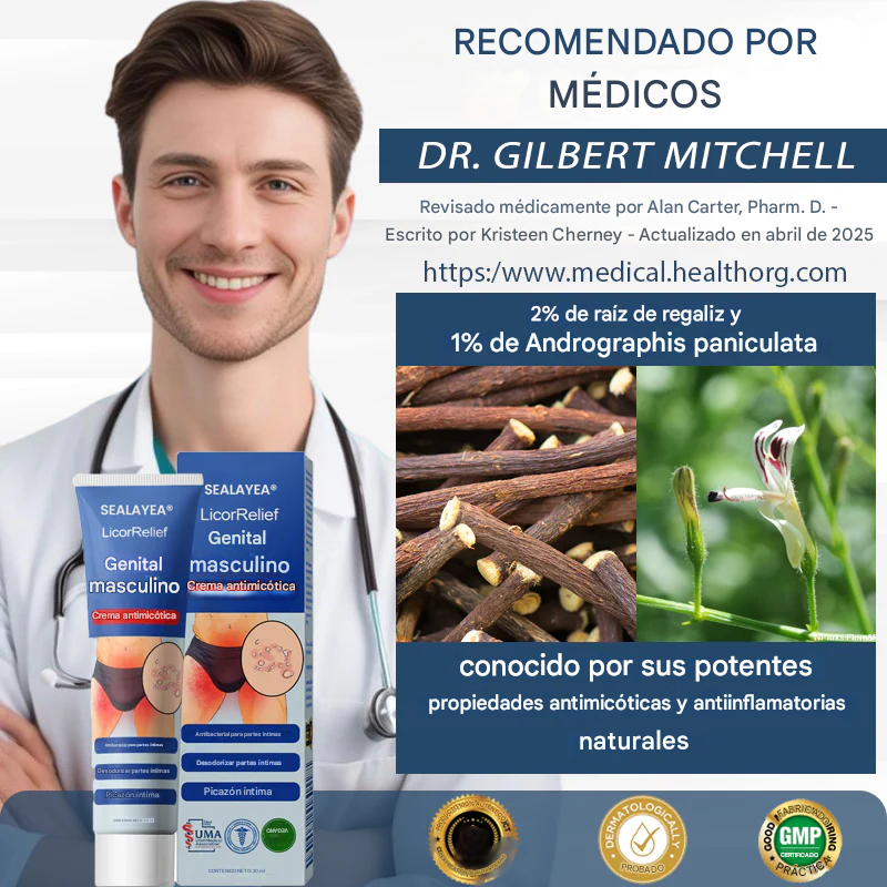 Crema antimicótica genital masculina SEALAYEA® LicorRelief