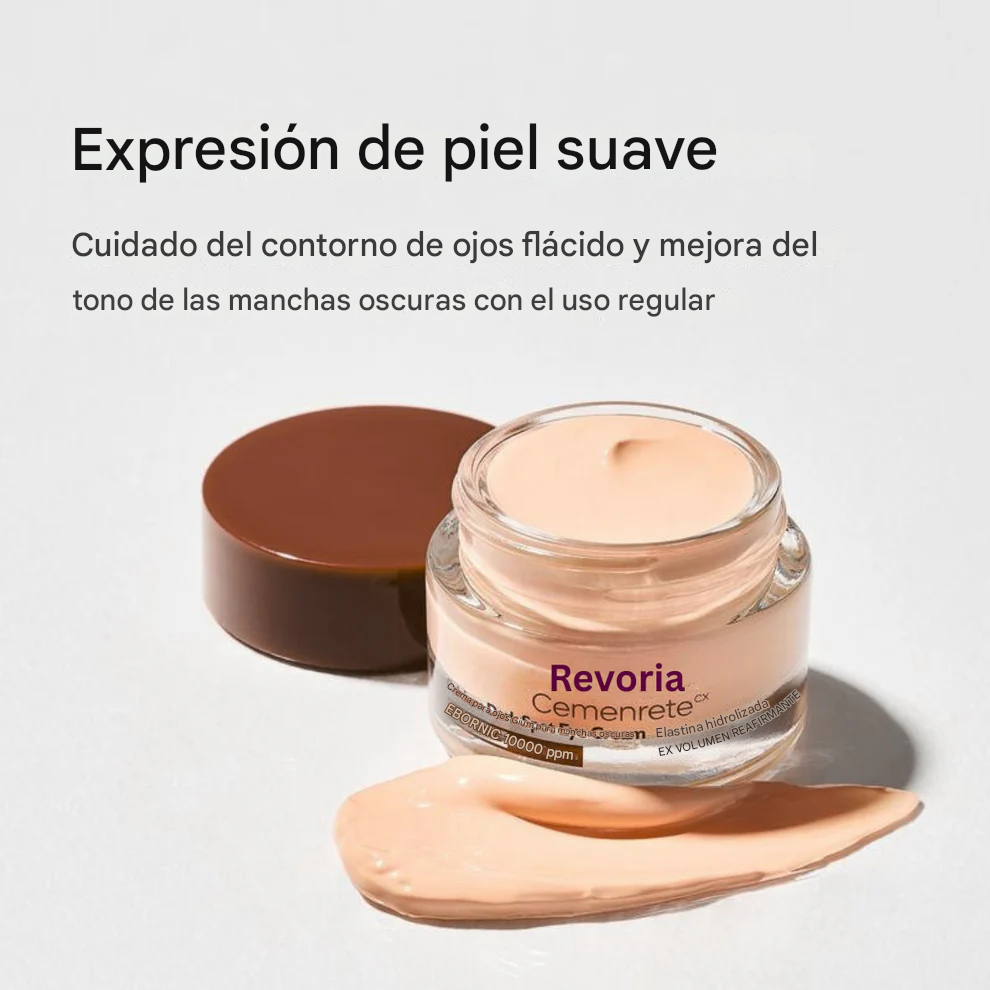Crema para ojos con calcio Revoria Cemenrete para manchas oscuras